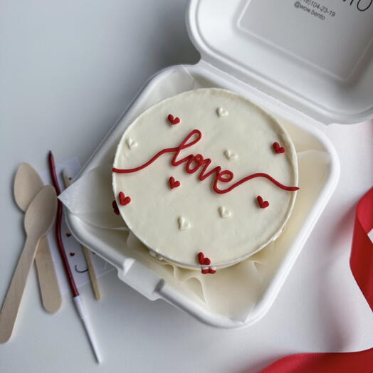 Бенто-торт «love»