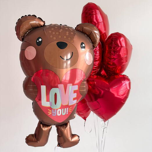 Воздушные шары на день влюбленных