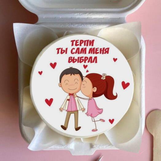 Бенто торт«терпи ты сам меня выбрал »