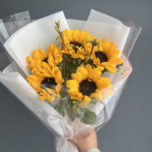 Подсолнухи 🌻 и форзиция