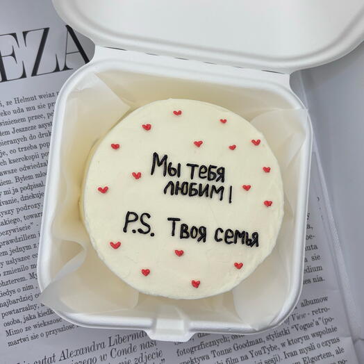 Бенто торт семья