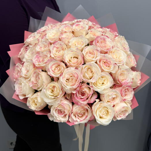 51 роза For you ! (51 персиковая роза)
