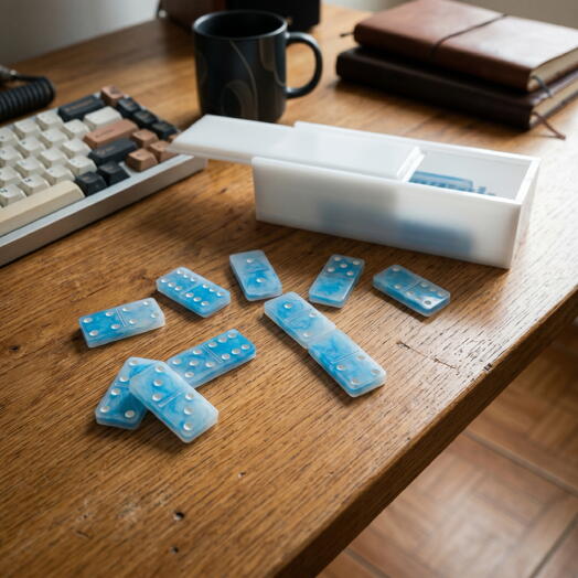 Набор домино «Crystal Ocean» в дизайнерском боксе