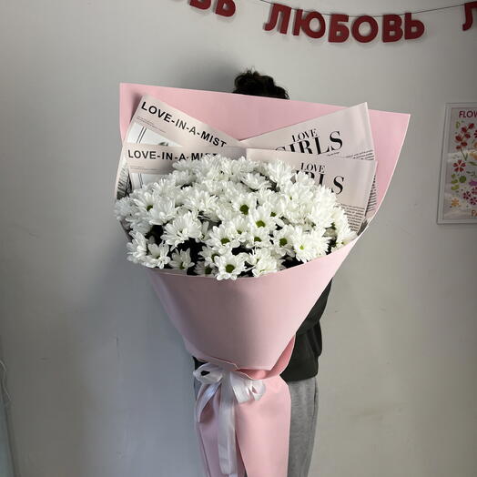 Букет ГИГАНТ из хризантемы