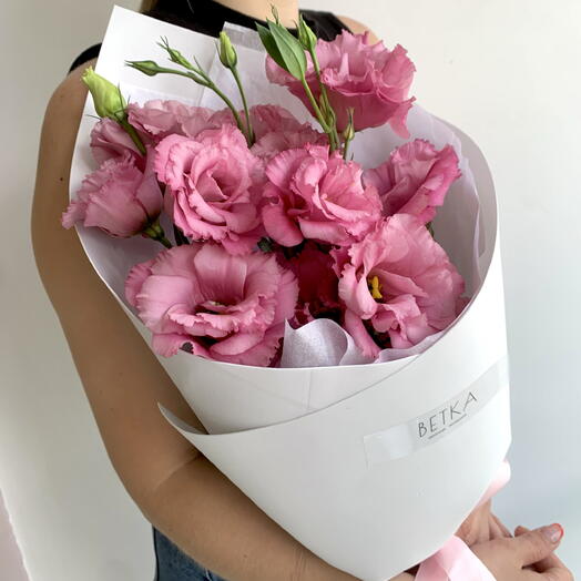 Букет-комплимент из эустомы 🌸️💕