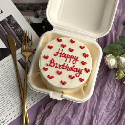Pastel de Bento "Feliz cumpleaños"