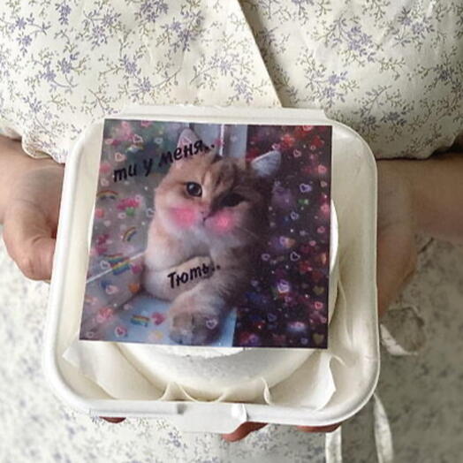 Бенто торт для парня «ти у меня.. тють..»