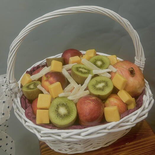 Fruta en la cesta 27x27cm
