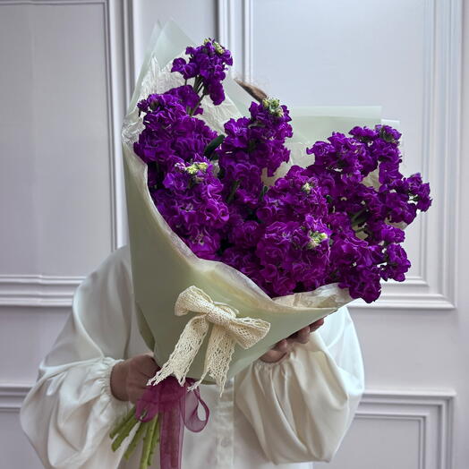 Монобукет из ароматной фермерской маттиолы FM1035