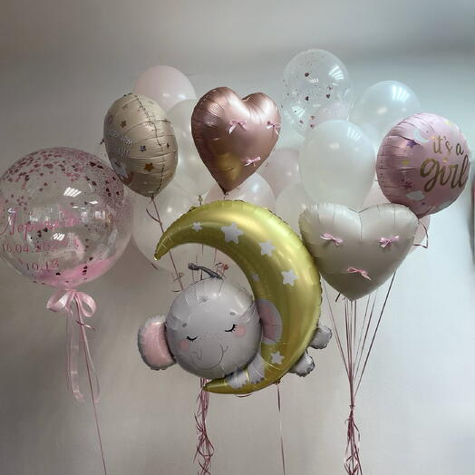 Гелиевые шары на выписку 🤱🏼