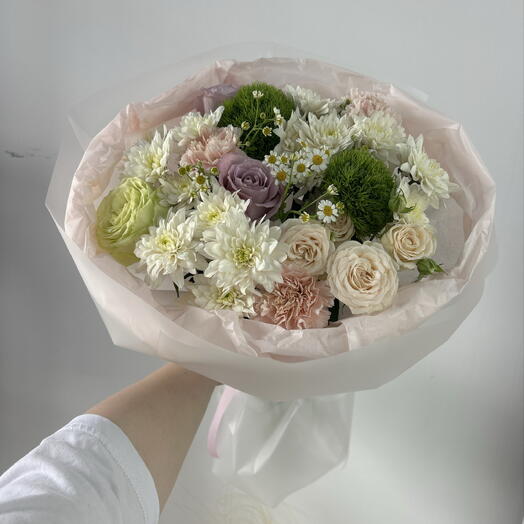 Розы эквадор, хризантемы кустовые💐