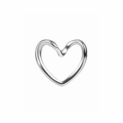 Подвеска сердце HEART STEEL на подарок, любимой, для себя, подруге, сестре