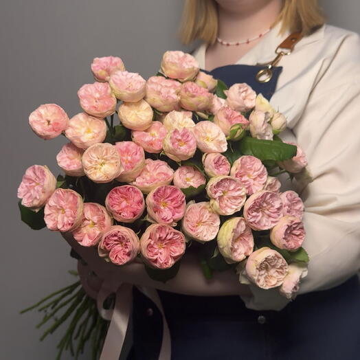 Охапка пионовидных розочек 🎀💗