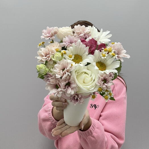 Стаканчик с цветами 🌸