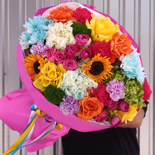 Большой дофаминовый микс с подсолнухами 🌻💖🎉