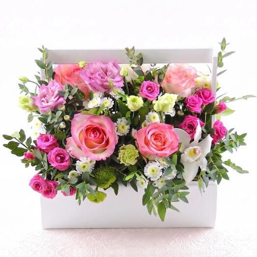 Композиция в ящике Оливия