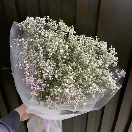 Нежный букет из сухоцветов💜