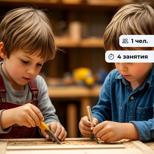 Столярим-мастерим.  Курс занятий по столярному делу для детей