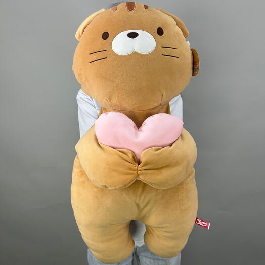 Мягкая игрушка Кот с сердечком