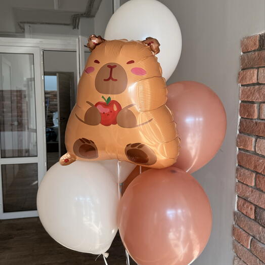 Композиция из шаров «Капибара»
