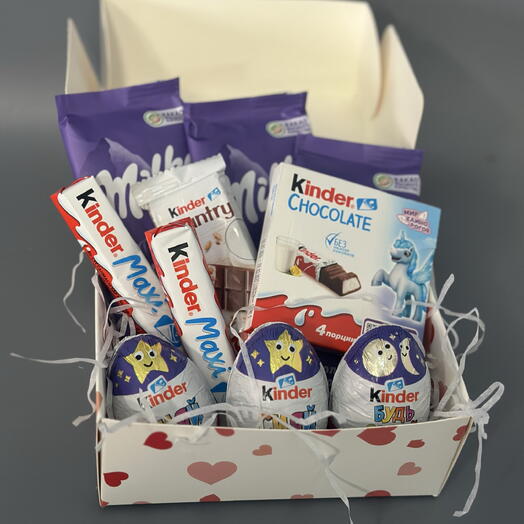 Сладкий бокс «Kinder-мания» с Milka
