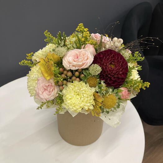 Цветы в коробке 💐