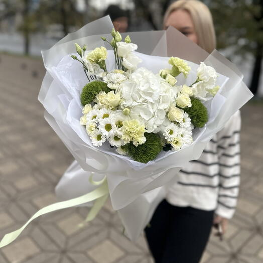 Букет в зеленых оттенках 💚