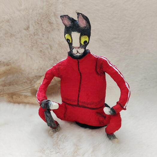 Ватная игрушка Кот гопник