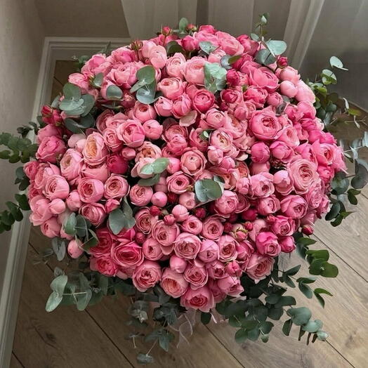 Пион розы с эвкалиптом 🌸🔥