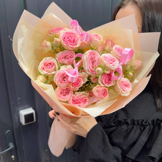 Розы с бантиками💕🌸