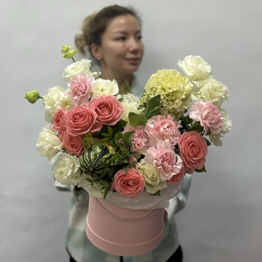 Коробка с мини тыквой