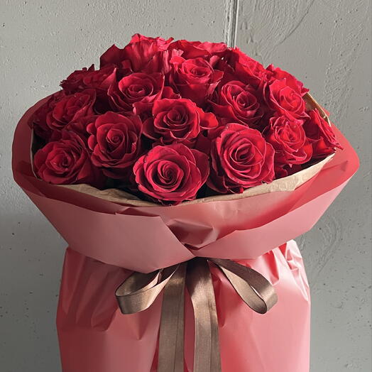 Розы 21 шт в букете 🌹