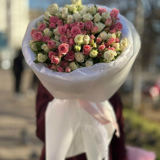 25 кустовых роз