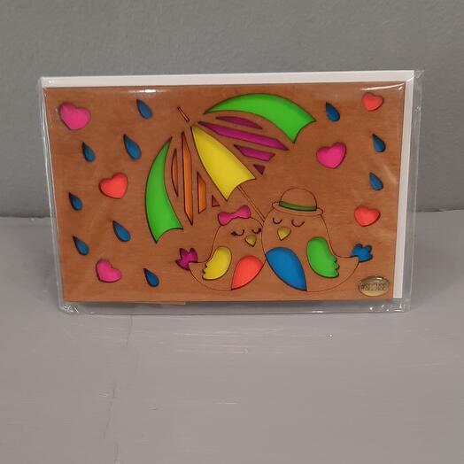 Открытка Зонтик