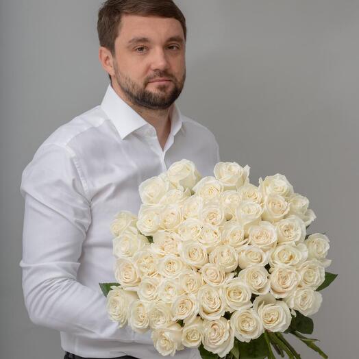 Elegante ramo de 25 rosas ecuatorianas