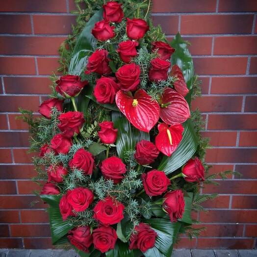 Wreath laying