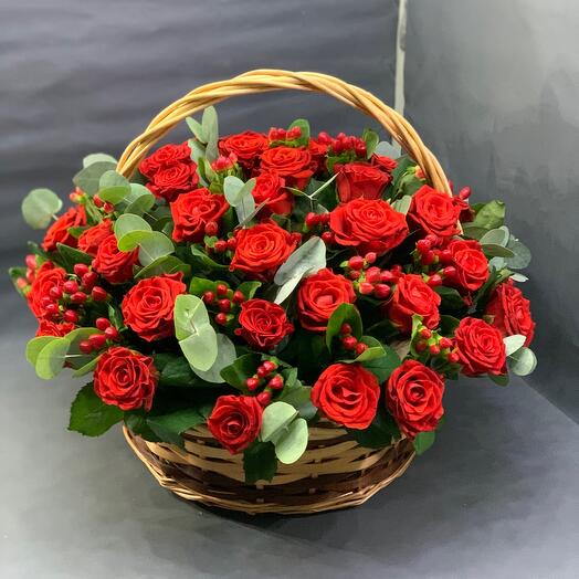 Cesta de flores