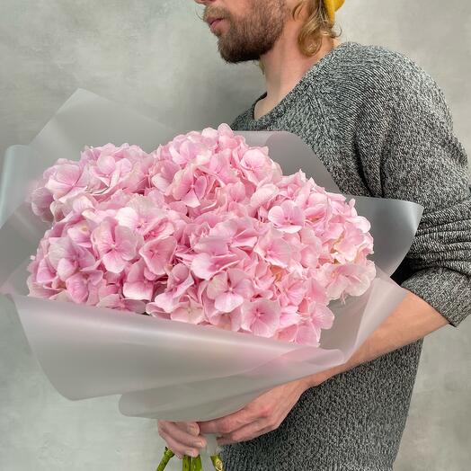Gran ramo de hortensias