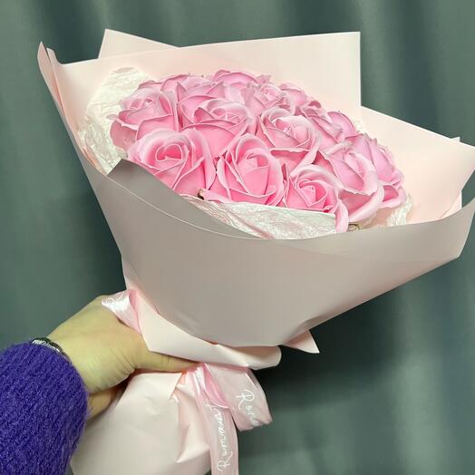 Ramo de rosas de jabón
