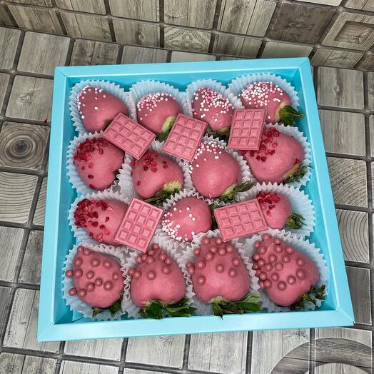 Клубника в шоколаде / букет клубника в шоколаде/ клубника в шоколаде в коробке