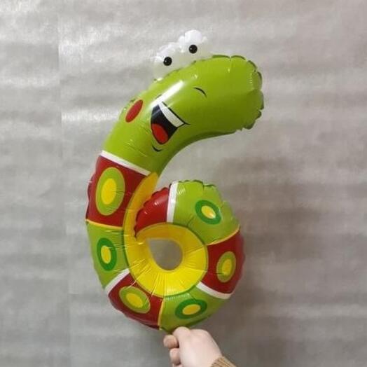Bola-número en un palo