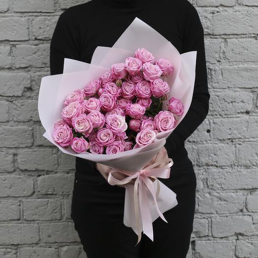Ramo de 9 rosas de arbusto Lady Bombastic