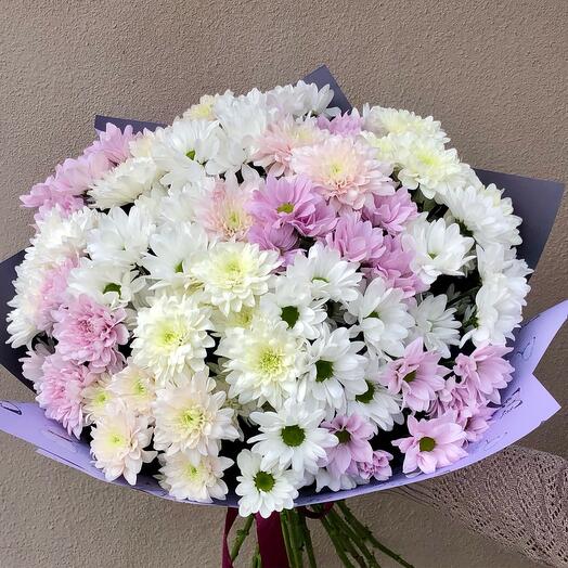 Bouquet of chrysanthemums "With tenderness"