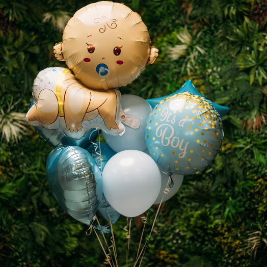 Premium balloon set Baby boy
