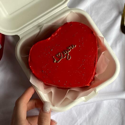 Бенто-торт «i love you» для второй половинки, парня, девушки, мужа, жены