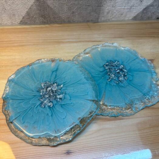 Подарочный набор костеров (подстаканник)