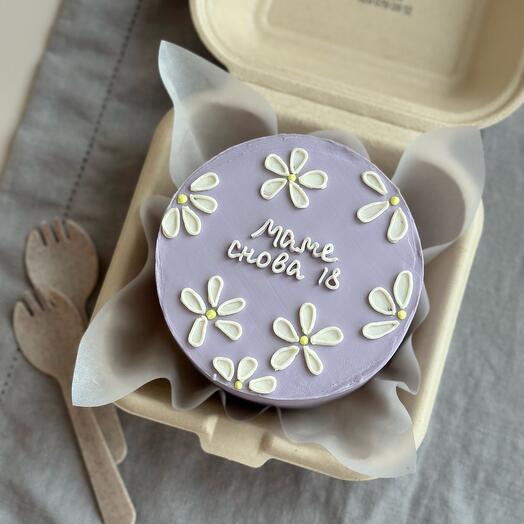 Бенто-торт для мамы Маме снова 18