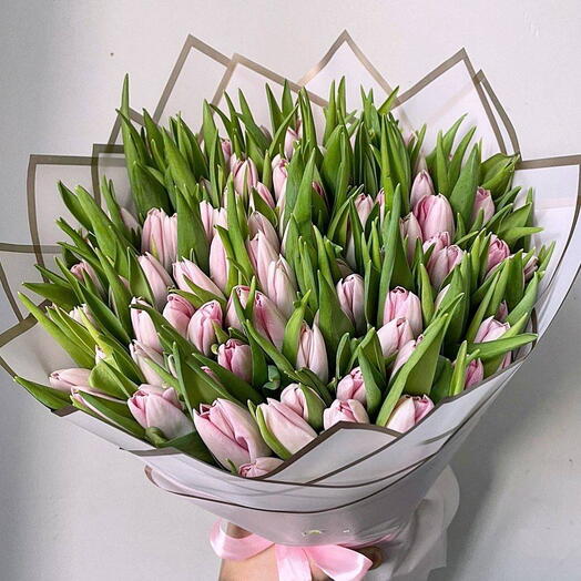 Classic Pink Tulip Bouquet
