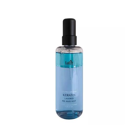 Lador Keratin Layered Oil Hair Mist Двухфазный кератиновый мист с комплексом масел - 130 мл