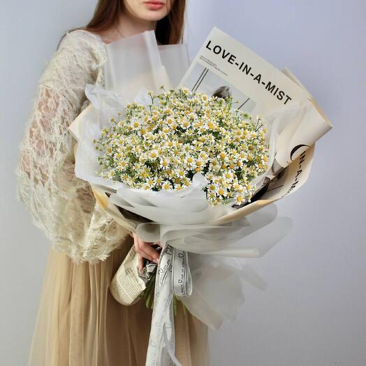 Монобукет из ромашек